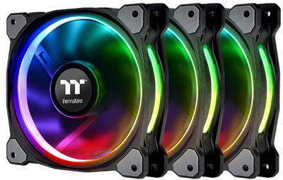 Набір вентиляторів Thermaltake Riing Plus 12 RGB Radiator Fan TT Premium Edition (комплект з 3) (CL-F053-PL12SW-A)