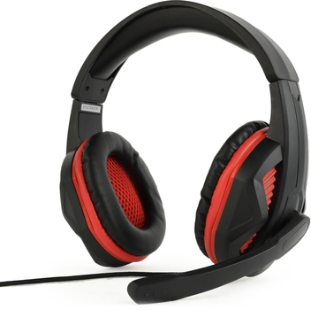 Słuchawki Gembird GHS-03 Czarno/Czerwone