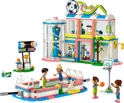 Zestaw klocków LEGO Friends Centrum sportowe 832 elementy (41744)