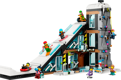 Zestaw klocków LEGO City Centrum narciarskie i wspinaczkowe 1045 elementów (60366)
