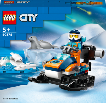 Zestaw klocków LEGO City Skuter śnieżny badacza Arktyki 70 elementów (60376)
