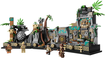 Zestaw klocków LEGO Indiana Jones Świątynia Złotego Posążka 1545 elementów (77015)