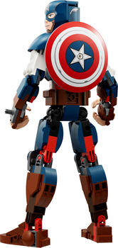 Zestaw klocków LEGO Marvel Figurka Kapitana Ameryki do zbudowania 310 elementów (76258)