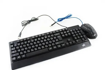 Набор Zeus GAMING KEYBOARD M 710 Геймерская клавиатура+ мышка с подсветкой