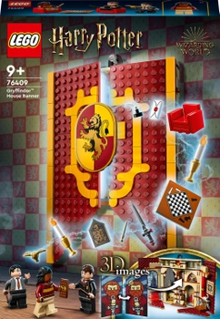 Конструктор LEGO Harry Potter Прапор гуртожитку Ґрифіндор 285 деталей (76409)