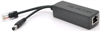 POE спліттер Voltronic AOT-PD02A 48V-12V, RJ45 (10/100 Мбіт) + POE 48V (YT09864)