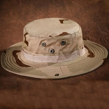 Панама защитная шляпа тактическая для ЗСУ, охоты, рибалки Койот Пустыня Песок