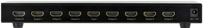 Rozdzielacz HDMI Digitus (INx1 - OUTx8) (DS-43302)