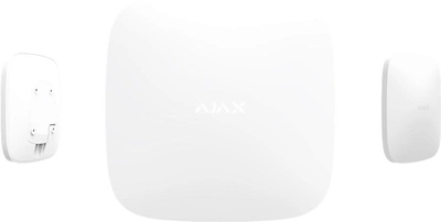 Inteligentny panel sterowania Ajax Hub Plus Biały (GSM+Ethernet+Wi-Fi+3G) (11795.01.WH1)