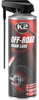 Мастило для ланцюгів мотоциклів | K2 Chain Lube | Аерозоль 500 мл