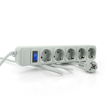 Подовжувач мережі MERLION G518 1,8 м, 5 розеток, 10А