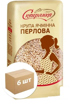 Крупа перлова "Сквірянка" 800г упаковка 6шт (86708)