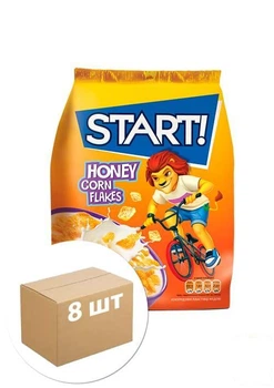 Хлопья кукурузные (медовые) ТМ "Start" 700г упаковка 8шт (90018)