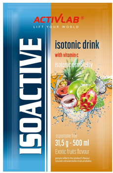 Napój izotoniczny ActivLab Isoactive 31.5 g Exotic (5907368885759)