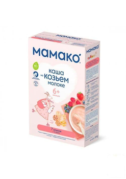 Каша МАМАКО молочна 7 злаків з ягодами на козячому молоці 1х200 г (88261)
