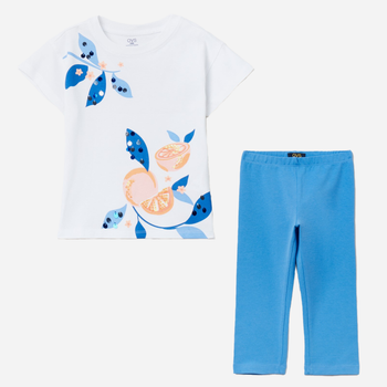 Komplet: T-shirt i legginsy dla dzieci OVS 1785732 104 cm Provence (8057274831993)