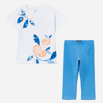 Komplet: T-shirt i legginsy dla dzieci OVS 1785732 110 cm Provence (8057274832006)