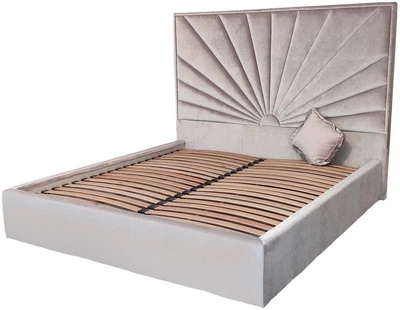 Ліжко двоспальне BNB Sunrise Premium 160 х 200 см Simple Рожевий