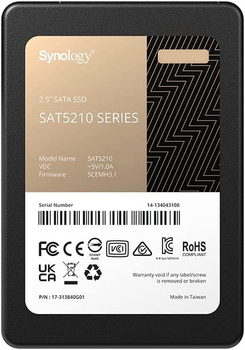 Dysk SSD Synology SAT5210-1920G 1.92TB 2.5" SATAIII
