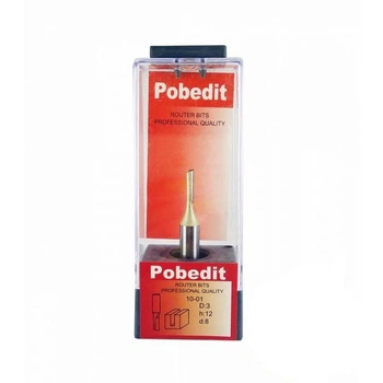 Фреза пазовая однозубая POBEDIT 1001 D4 d8 h12