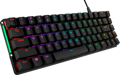 Клавіатура дротова Asus ROG Falchion Ace NX Red EN PBT USB Black (90MP0346-BKUA01)