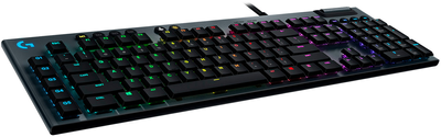 Клавіатура дротова Logitech G815 Gaming Mechanical GL Linear RGB USB Black (920-009008)