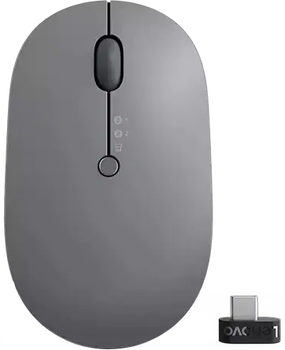 Mysz komputerowa Lenovo Go Multi Device Wireless szara (4Y51C21217)