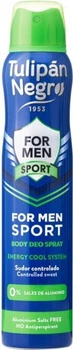 Дезодорант-спрей для мужчин Tulipan Negro For Men Sport Deo Spray 200 мл с длительной защитой и свежестью