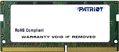 Оперативна пам'ять Patriot SODIMM DDR4-2400 4096MB PC4-19200 Signature Line (PSD44G240081S)