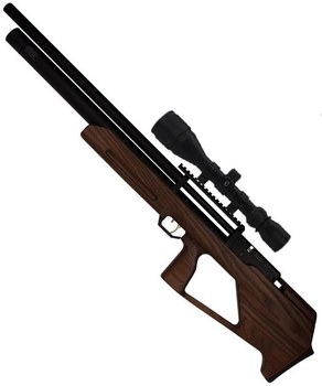 PCP Гвинтівка Zbroia Козак 550/290 з оптичним прицілом 4х32 Дерево