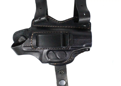 Кобура оперативная Walther PPK/S формованная с клипсой кожа, чёрная