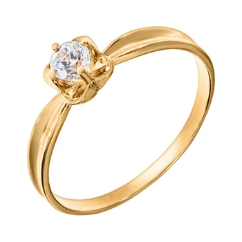 Кольцо помолвочное Diamant к3027 (414799) 18.0