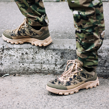 Тактические кроссовки мультикам, 42 размер – 28 см. кроссовки летние для военных ВСУ, армейская обувь.