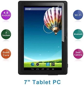 Планшет Haehne 7 Inch Tablet PC Android 5.0 A33 Quad Core 1GB RAM 8GB ROM Dual Cameras WiFi Bluetooth Black