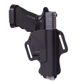 Кобура OWB для Glock 19 - полимер военного класса Helikon-Tex Black (Черный)