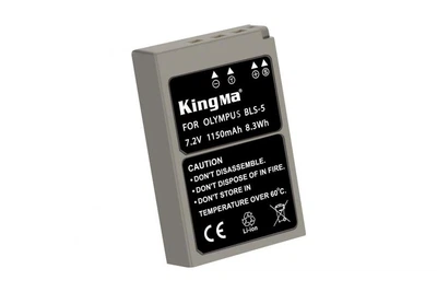 Аккумулятор Kingma Olympus BLS-5 (1150 mAh) для OM-D E-M10 PEN E-P3 Stylus 1 E-420 Pen E-PL3 (Premium Quality)