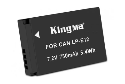 Аккумулятор Kingma Canon LP-E12 (750 mAh) для EOS 100D EOS M10 EOS M50 EOS M EOS M2 (Premium Quality)