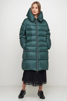 Пальто женское пуховое Billeoni WСW04 50 Зеленый PINE GROVE