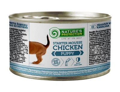 Паштет для цуценят Nature's Protection Starter 200 г - курка