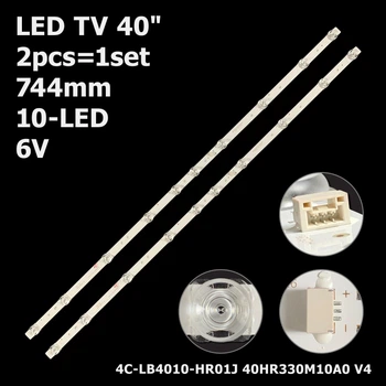 LED підсвітка TV 40" 4C-LB4010-HR01J 4C-LB4010HR02J 40HR330M10A0 V4 2pcs=1set