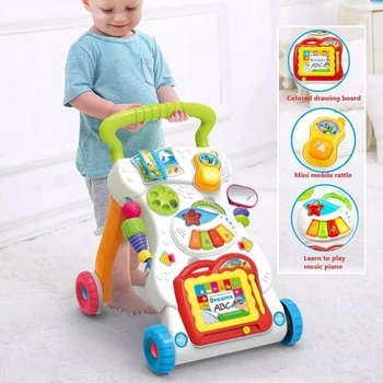 Детская каталка ходунки LIMO TOY музыкальные ходунки каталка толокар