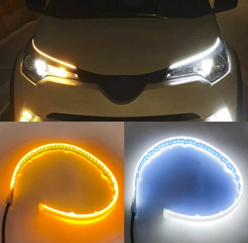 LED ДХО с повторителем поворотов 45 см! Дневные ходовые огни (ДХО) + поворотник