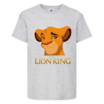 Футболка дитяча Король Лев (Lion King), сіра (LK-simba-gray) 116 см