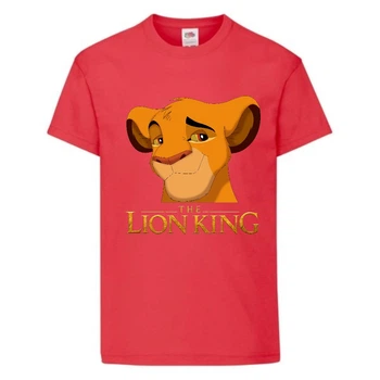 Футболка дитяча Король Лев (Lion King) червона (LK-simba-red) 128 см