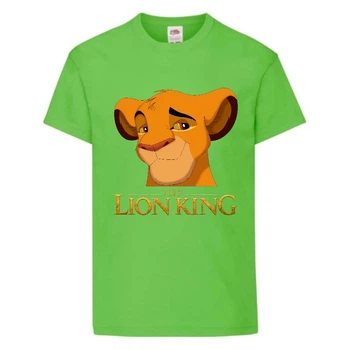 Футболка дитяча Король Лев (Lion King) світло-зелена (LK-simba-green) 104 см