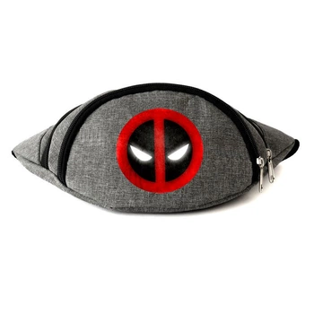 Сумка Бананка на пояс Дедпул Марвел Deadpool (Marvel-D) Cappuccino Toys сіра