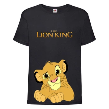 Футболка дитяча Король Лев (Lion King) чорна (LK-simba-4-black) 104 см