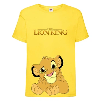 Футболка дитяча Король Лев (Lion King) жовта (LK-simba-4-yellow) 140 см