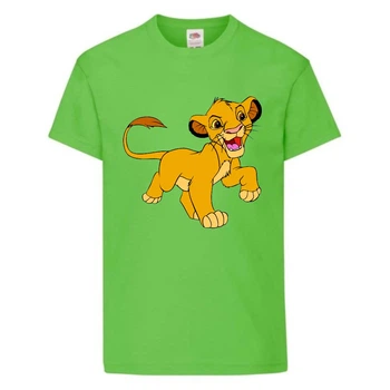 Футболка дитяча Король Лев (Lion King) світло-зелена (LK-simba-5-green) 104 см