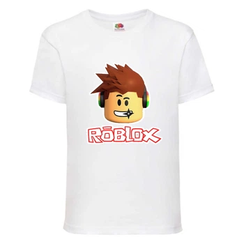 Футболка детская Роблокс (Roblox-05) белая 128 см